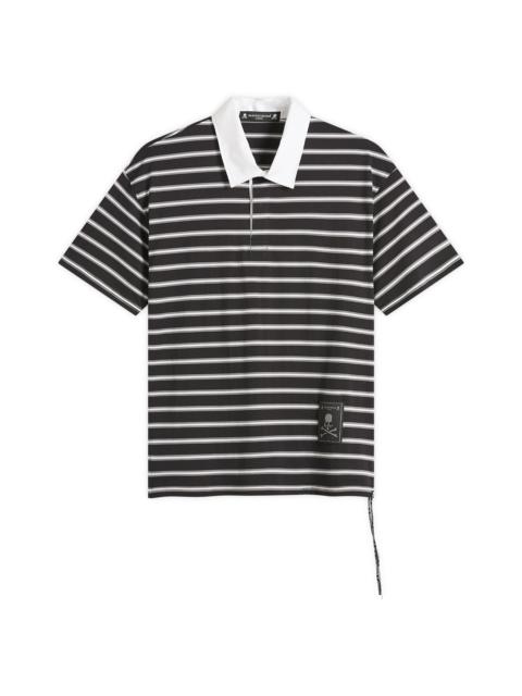 MASTERMIND WORLD MASTERMIND WORLD Fine Gauge Stripe Ss Rugby Shirt