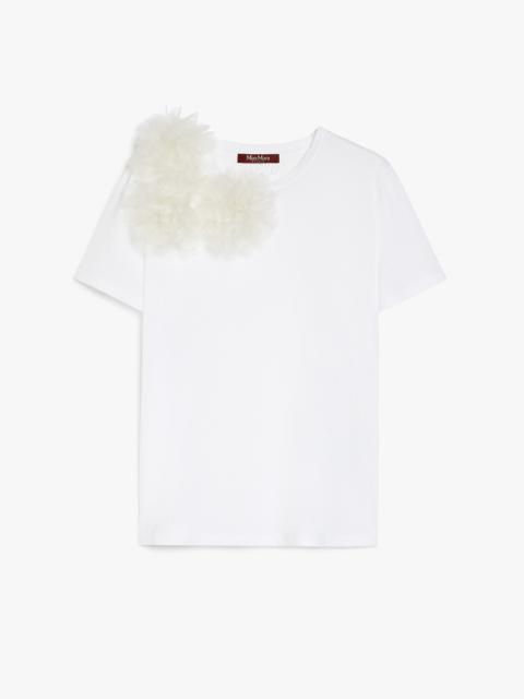 Max Mara SUGHERO Embroidered jersey T-shirt