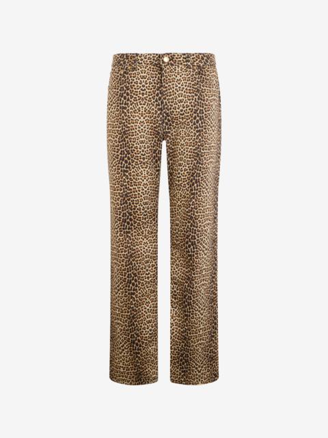 Roberto Cavalli Baby Jaguar Print Flare Pants