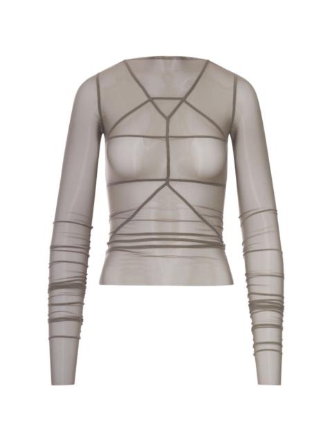 Rick Owens tulle T-shirt