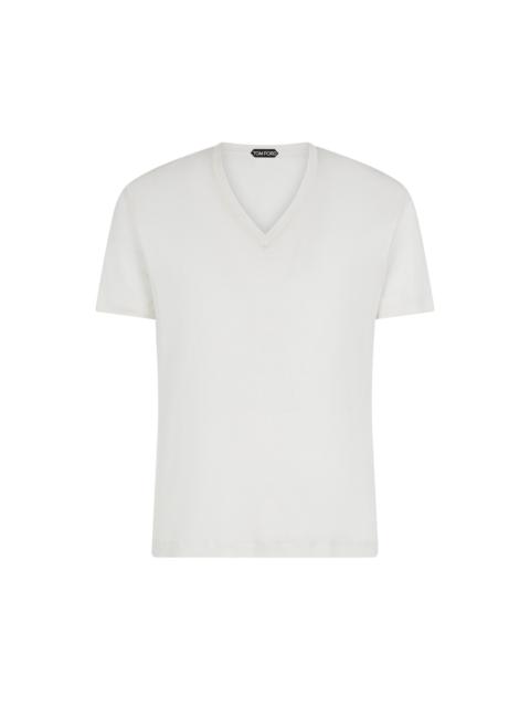TOM FORD SILK SHEER V NECK