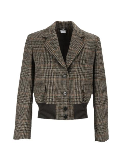 Aspesi check-pattern virgin wool jacket