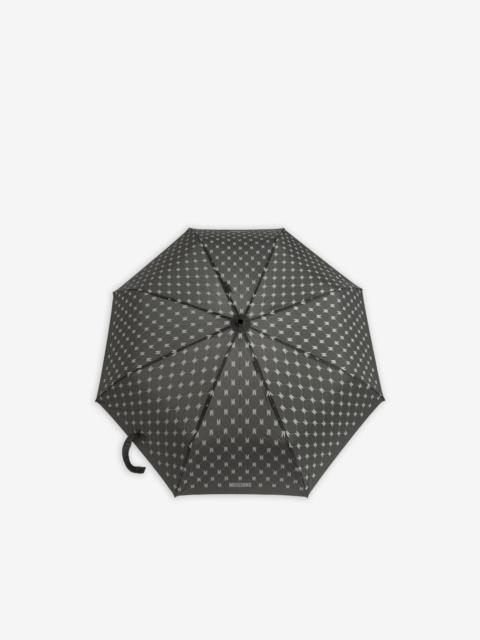 Moschino monogram-print folding umbrella