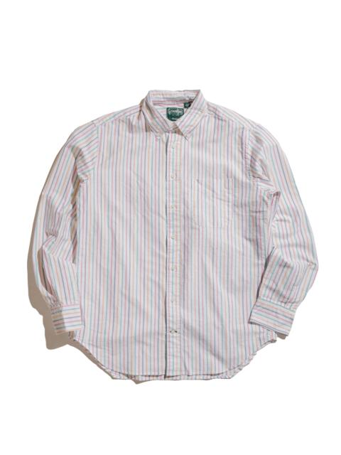 Gitman Vintage Rasta Stripe Oxford Long Sleeve