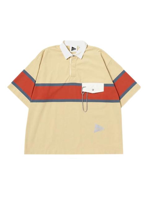 GRAMICCI striped rugby polo shirt