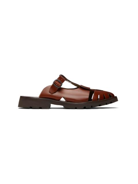 HEREU Brown Canya Sport Sandals