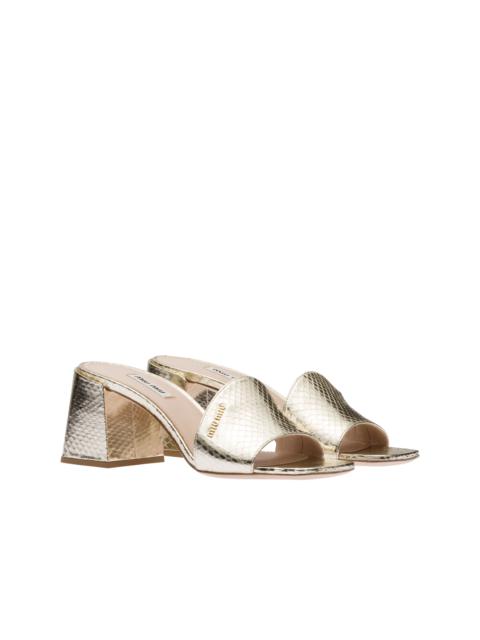 Miu Miu Ayers leather sandals