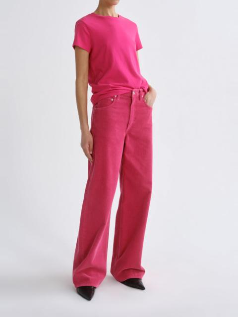 AGOLDE LOW CURVE JEAN (CORDUROY) IN CERISE
