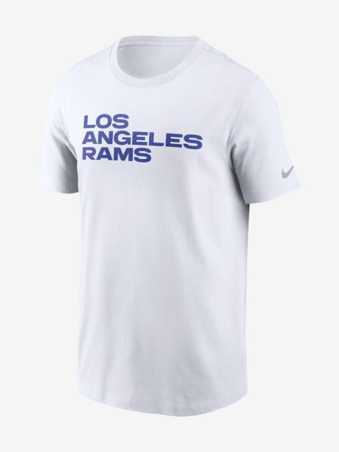 Los Angeles Rams Primetime Wordmark Essential Nike Men's NFL T-Shirt