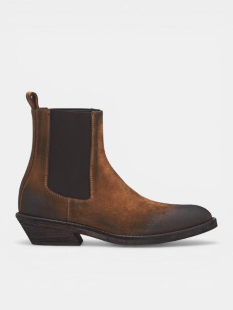 Ann Demeulemeester Caru Brown Leather Chelsea Boots
