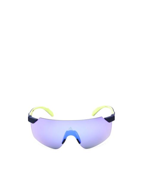 adidas shield-frame sunglasses