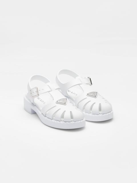 Sporty foam rubber sandals