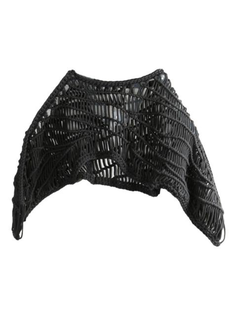 AISLING CAMPS Ripple macramé sweater