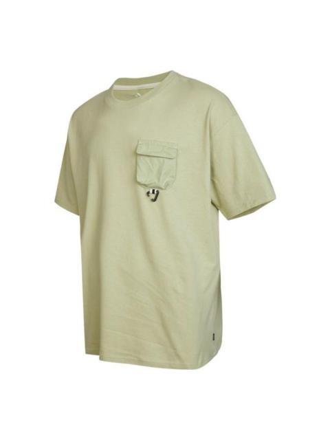 Converse Go Outdoor Oversized Pocket Tee 'Olive Aura' 10024357-A03
