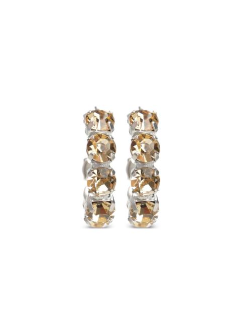 forte_forte crystal-embellished hoop earrings