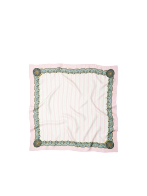 VERSACE printed silk twill scarf 90 cm