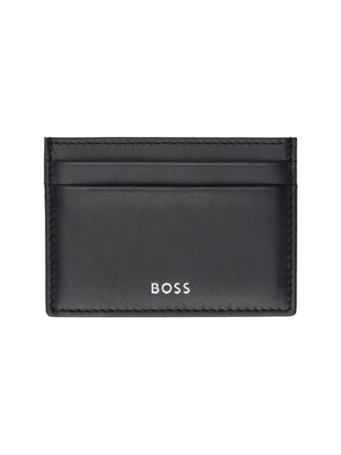 BOSS Black Leather Card Holder