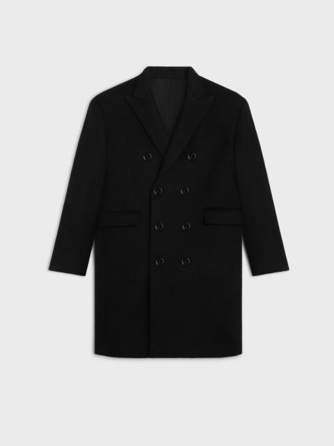 double face cashmere overcoat