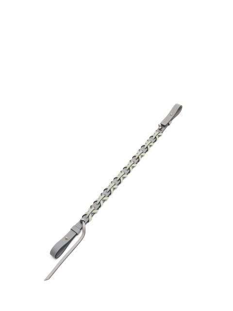 Loewe Thin cross braided strap in calfskin