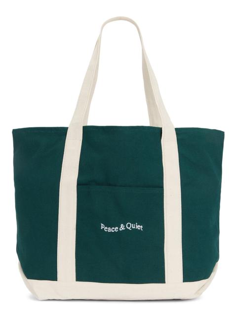 Museum of Peace & Quiet Wordmark Boat Tote