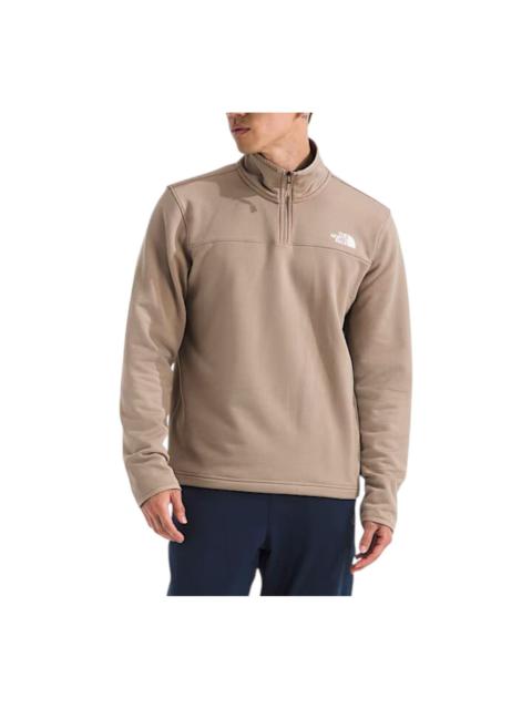 The North Face THE NORTH FACE Cedar Trail Grid Fleece ¼-Zip Jacket 'Mushroom Grey' NF0A8AZEBOX