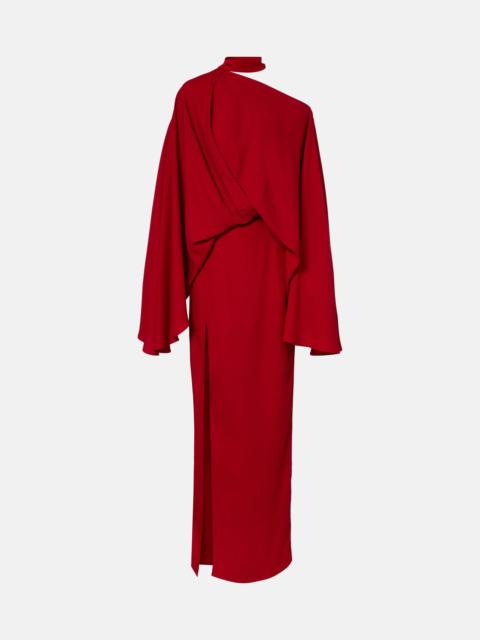 Taller Marmo Brooks scarf-detail crêpe maxi dress