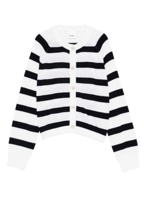 Allude striped cardigan