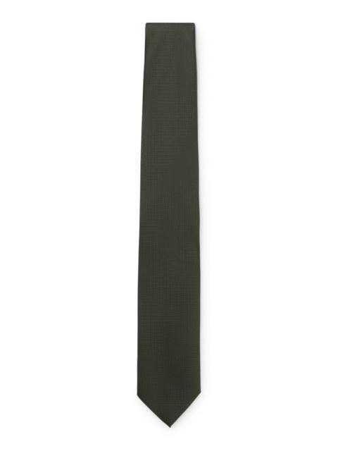 BOSS FORMAL TIE WITH JACQUARD PATTERN