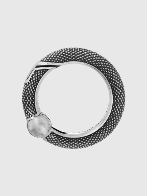 GOOD ART HLYWD Goosebumps Spring Ring A in Sterling Silver