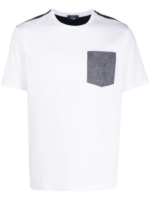 Herno colour-block cotton T-shirt