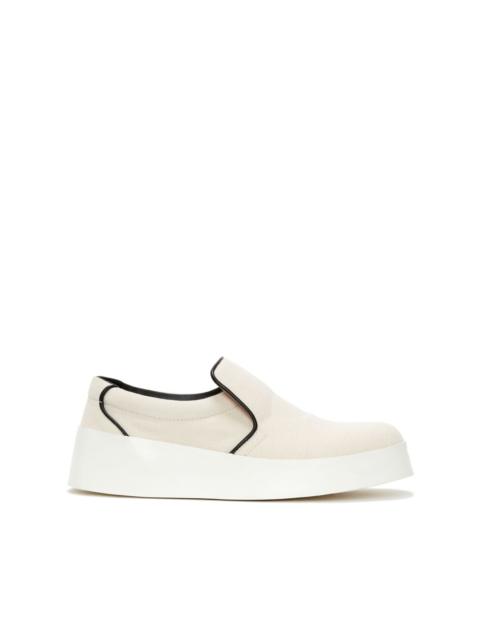 JW Anderson canvas slip-on sneakers
