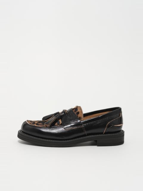 Tassel Loafer Honky Tonk Leo Hair On Hide