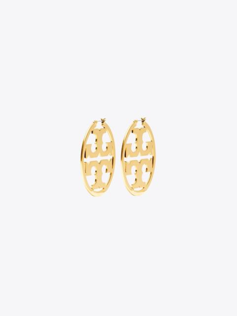 TORY BURCH Icon Hoop Earrings