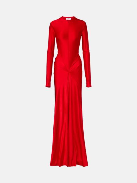 Victoria Beckham Gathered satin gown