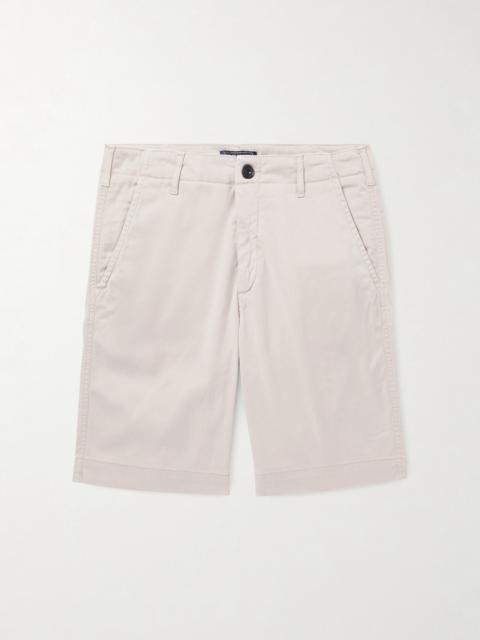Vilebrequin Ponche Straight-Leg Stretch Lyocell and Cotton-Blend Gabardine Shorts