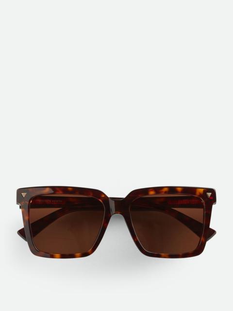 Bottega Veneta Soft Recycled Acetate Square Sunglasses