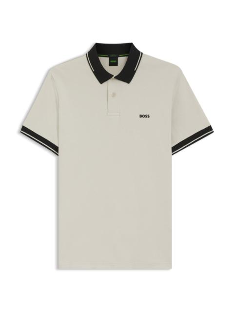 BOSS SLIM-FIT COTTON POLO SHIRT
