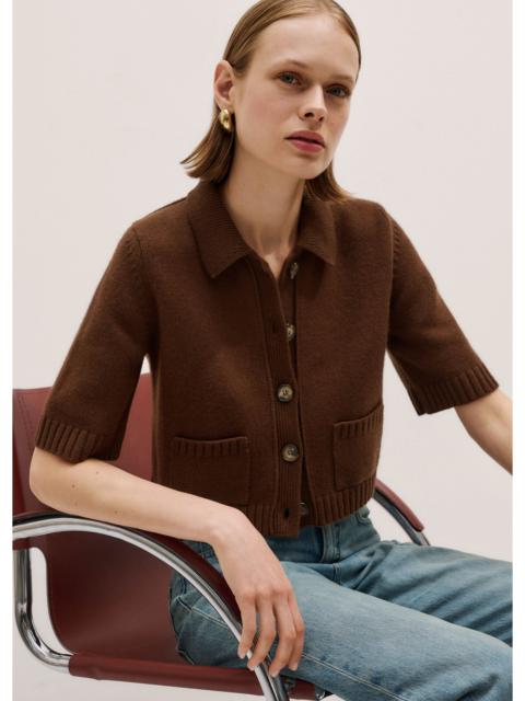 ME+EM Crop Knit Jacket