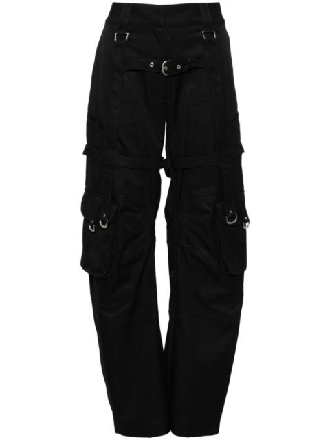 CO cotton straight-leg trousers