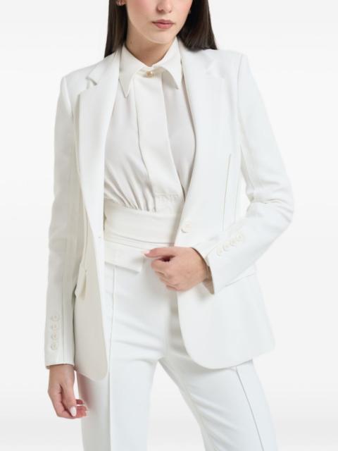 ELISABETTA FRANCHI notched lapels buttoned blazer