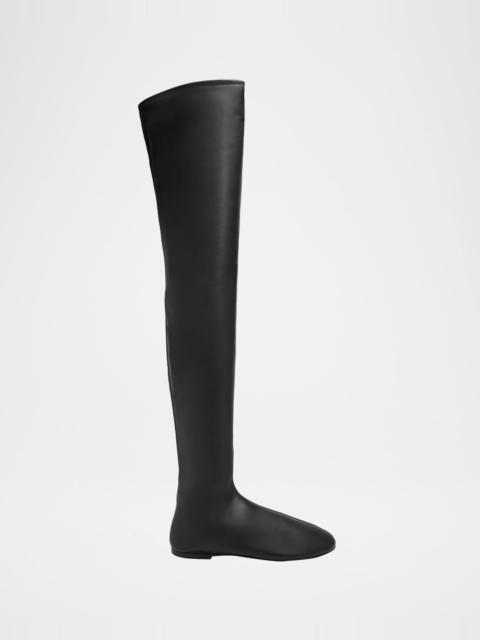 Proenza Schouler Tee Stretch Faux Leather Over-The-Knee Boots