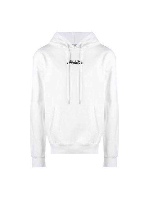 Off-White Men's Off-White SS22 Alphabet Logo Embroidered Loose Fit White OMBB097F22FLE0050110