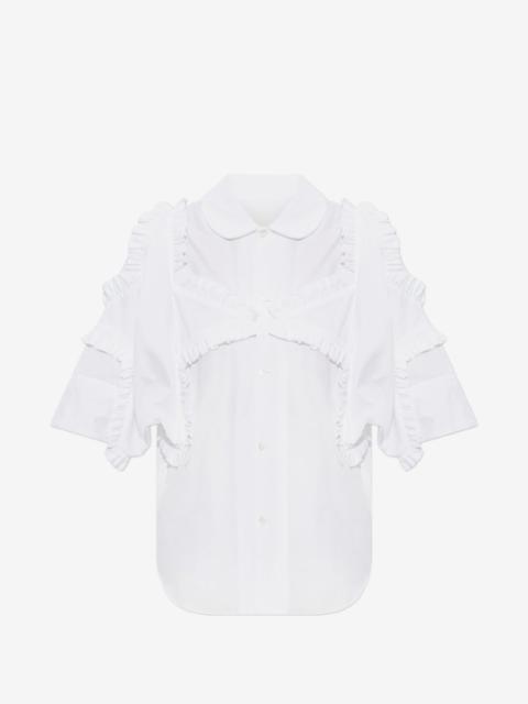 Noir Kei Ninomiya ruffled-trim shirt