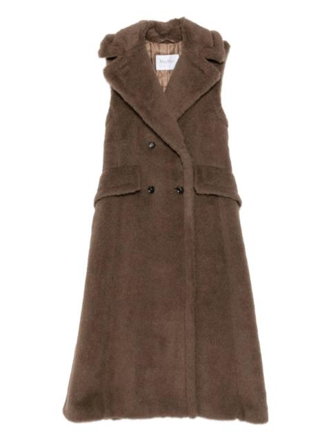 Max Mara Max Mara Boario Double-breasted Sleeveless Coat