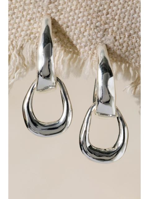FREE PEOPLE Icon Silver Plated Earrings