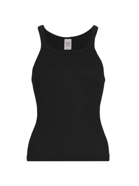 RE/DONE Women's The Ribbed Tank - Black