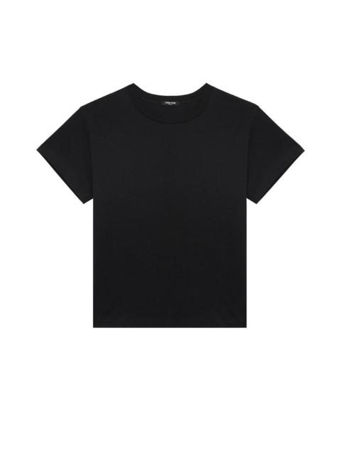 Cou Cou The Classic Tee: Heritage Cotton Black
