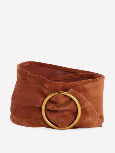 BODEN Wide Ring Waist Belt-Tan