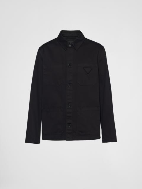 Single-breasted cotton jacket
