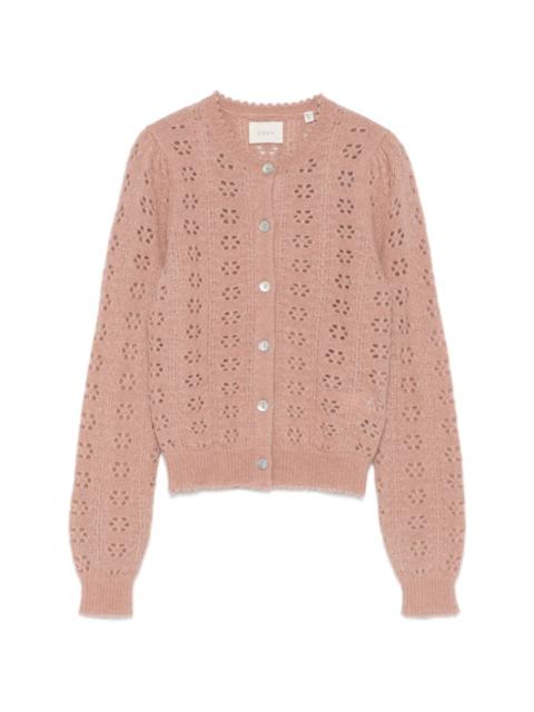 DÔEN Emory open-work knitted cardigan